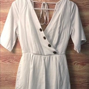 Trixxi White Romper
